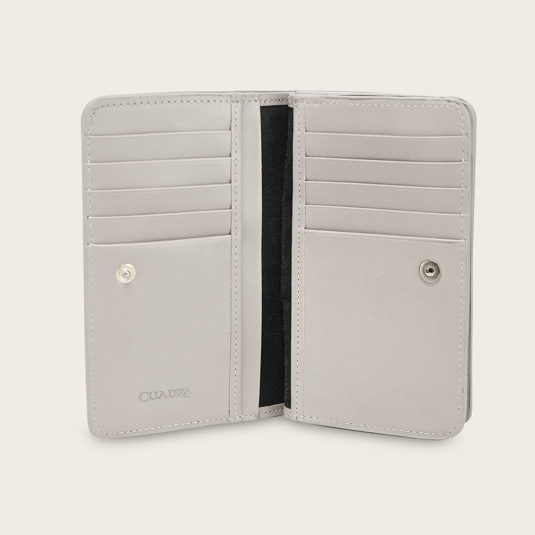 Cartera en piel genuina de niloticus para dama
