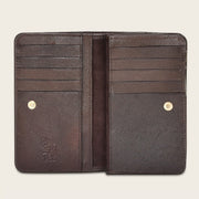 Billetera en piel genuina de pitón Carteras 