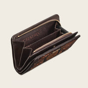 Billetera en piel genuina de pitón Carteras 