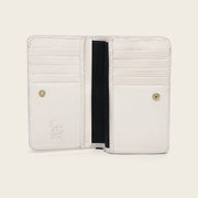 Billetera en piel genuina de pitón para dama Carteras 