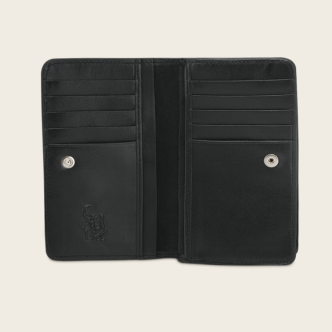 Cartera en piel genuina de venado italiano para dama