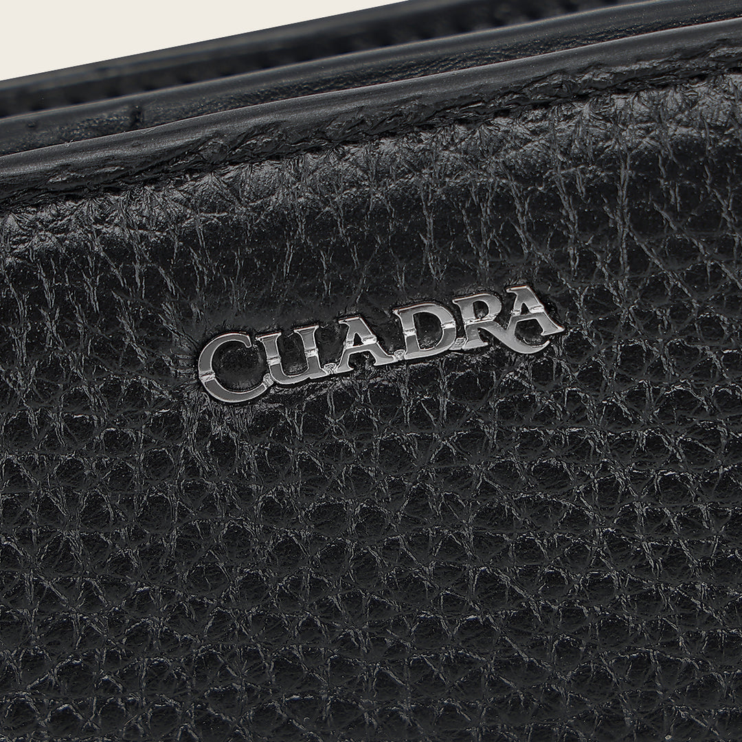 Cartera en piel genuina de venado italiano para dama