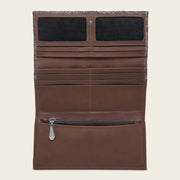 Cartera en piel genuina de pitón para dama Carteras 