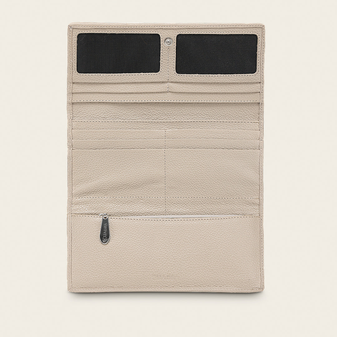 Cartera en piel genuina para dama