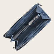 Cartera en piel genuina de pitón para dama Carteras 