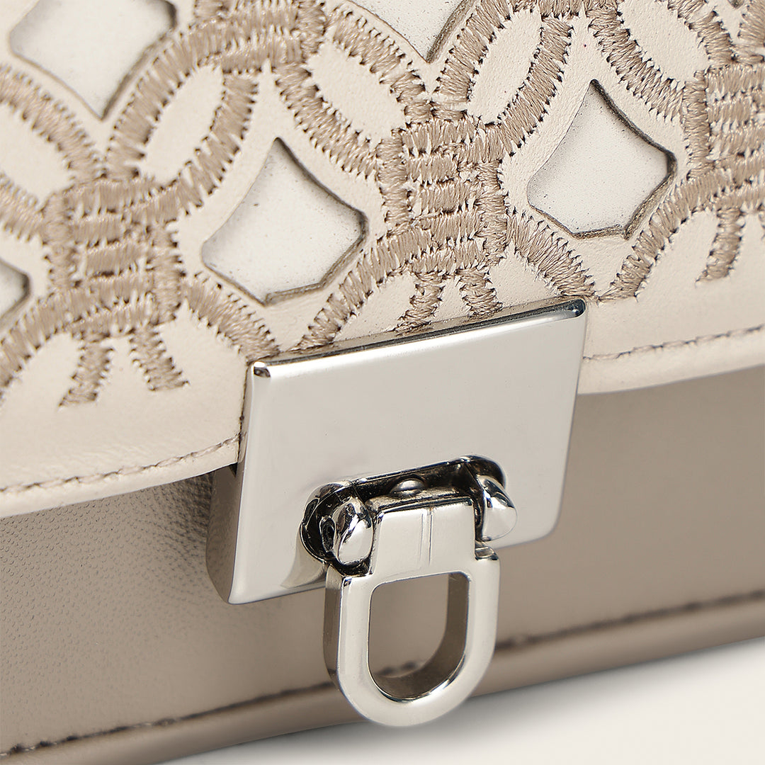 Cartera en piel genuina para dama