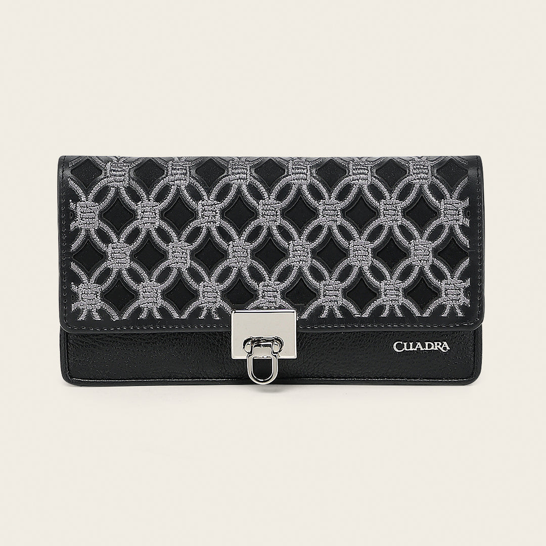 Cartera en piel genuina para dama