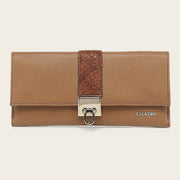 Cartera en piel genuina de alligátor para dama Carteras 