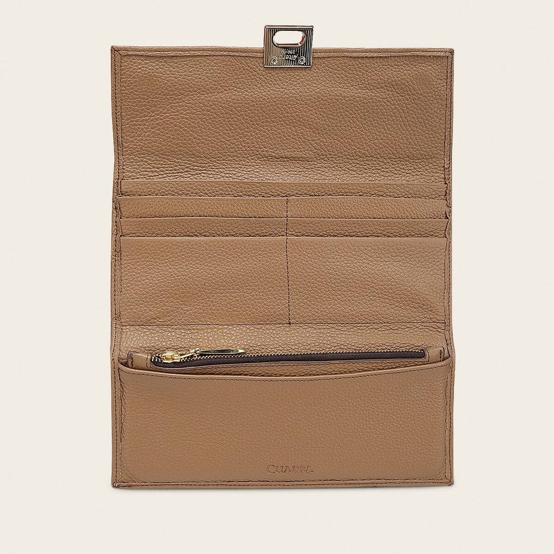 Cartera en piel genuina de alligátor para dama Carteras 