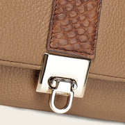 Cartera en piel genuina de alligátor para dama Carteras 