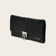 Cartera en piel genuina de alligátor para dama Carteras 