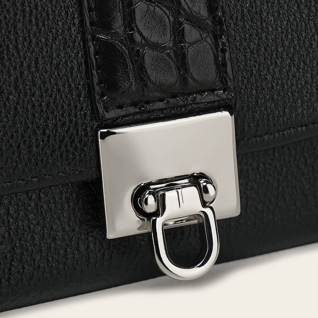 Cartera en piel genuina de alligátor para dama Carteras 