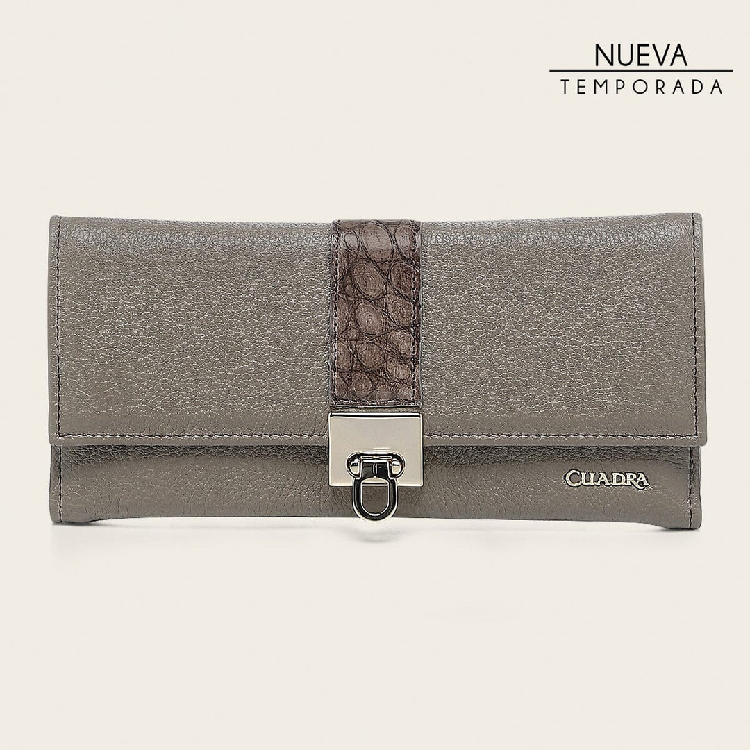 Cartera en piel genuina de moreleti para dama Carteras 