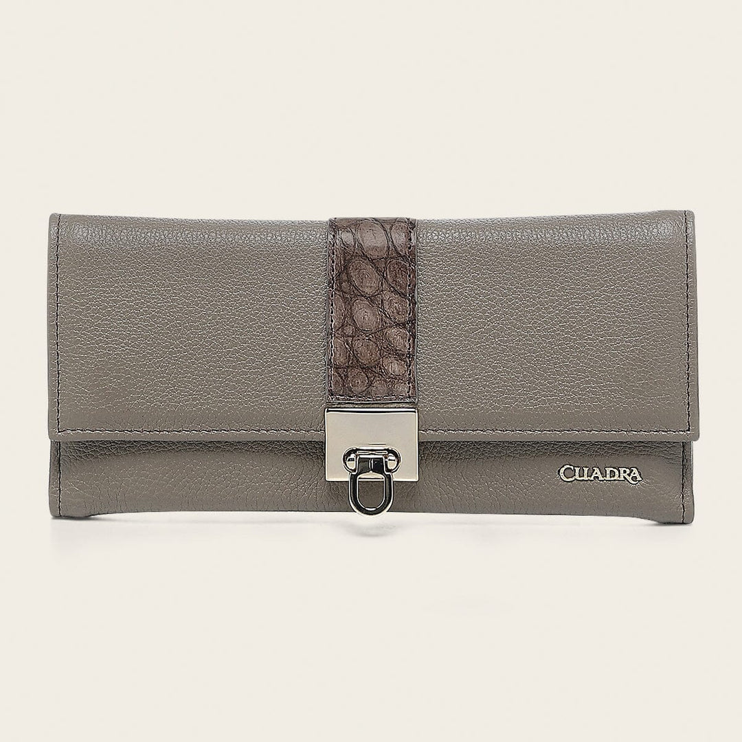 Cartera en piel genuina de moreleti para dama Carteras 