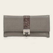 Cartera en piel genuina de moreleti para dama Carteras 