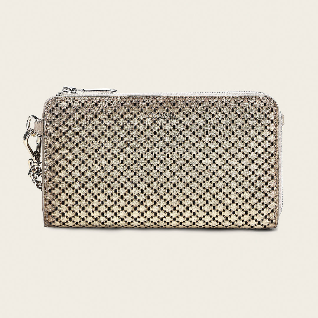 Cartera en piel genuina para dama