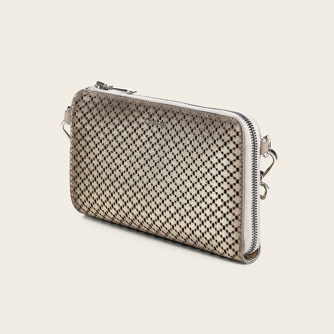 Cartera en piel genuina para dama