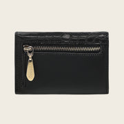 Cartera en piel genuina de alligator para dama