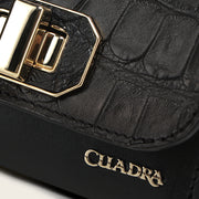 Cartera en piel genuina de alligator para dama