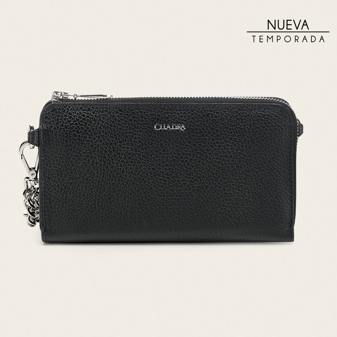 Cartera en piel genuina para dama