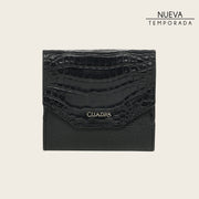 Cartera en piel genuina de alligator para dama