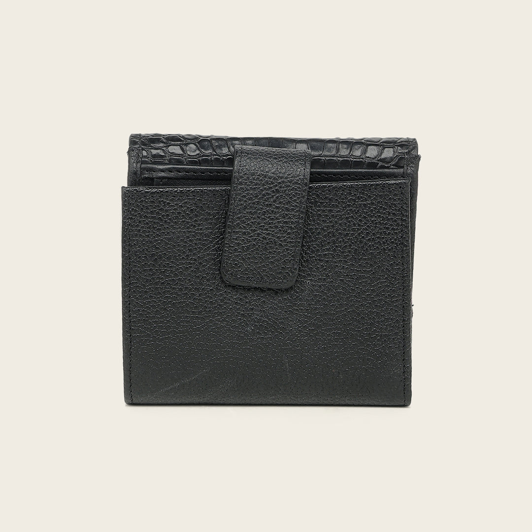 Cartera en piel genuina de alligator para dama