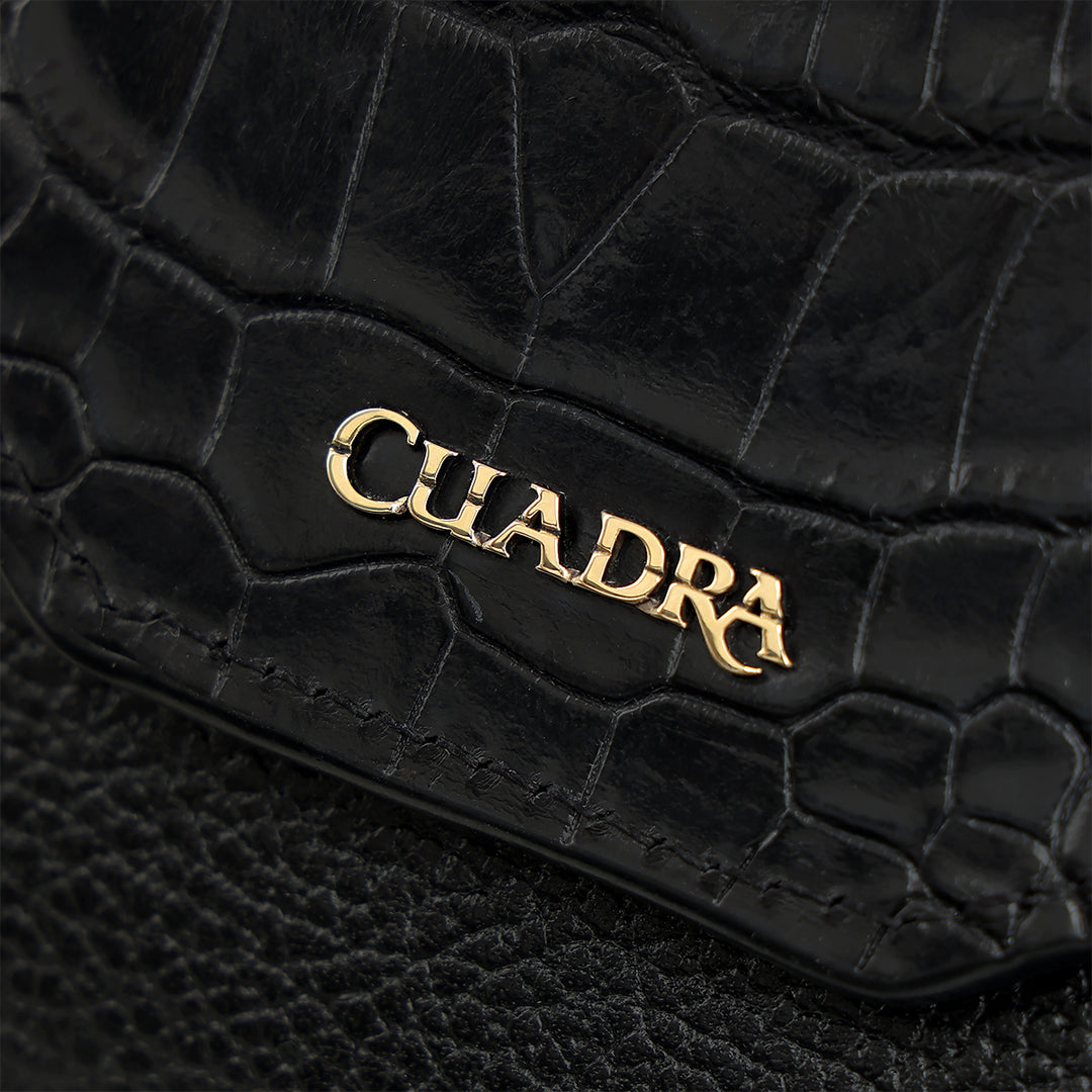 Cartera en piel genuina de alligator para dama