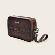 Documentera para caballero en piel genuina de pitón Documentera 