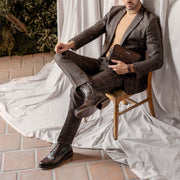 Documentera para caballero en piel genuina de pitón Documentera 