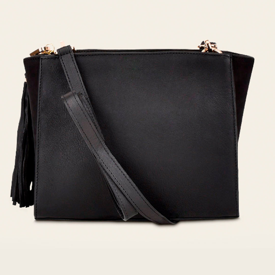 Crossbody en piel genuina de mantarraya para dama