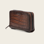 Documentera en piel genuina de alligator para caballero Bolsos y Maletas 