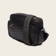 Bandolera en piel genuina de fuscus para caballero Bolsos y Maletas 