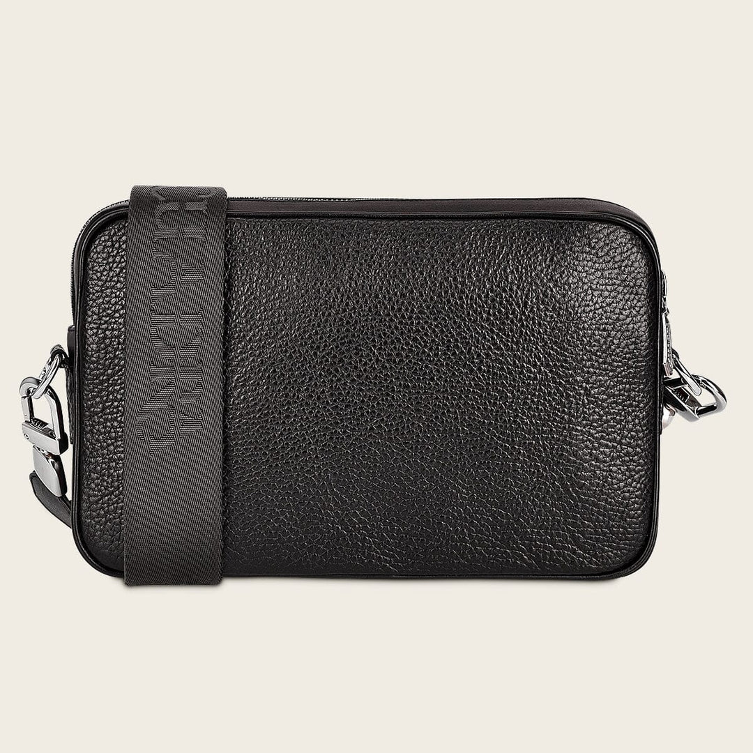 Bandolera en piel genuina de fuscus para caballero Bolsos y Maletas 