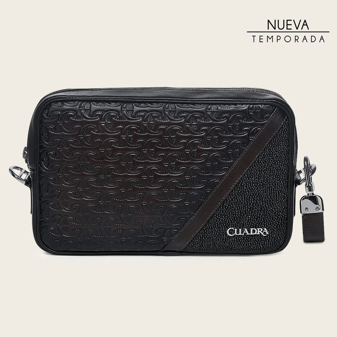 Documentera en piel genuina de mantarraya para caballero Bolsos y Maletas 