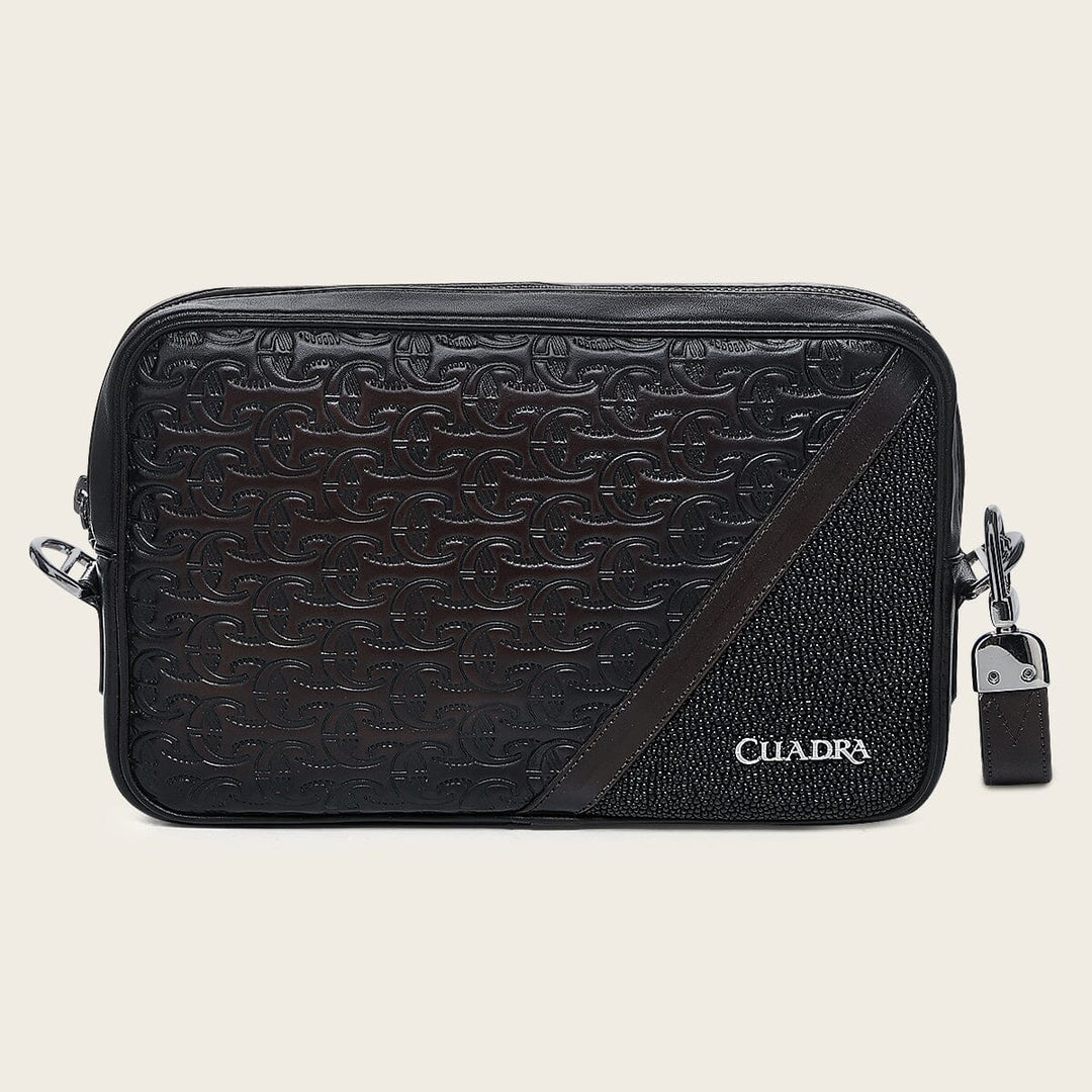 Documentera en piel genuina de mantarraya para caballero Bolsos y Maletas 