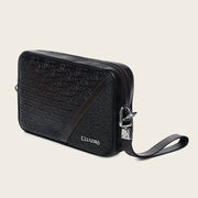 Documentera en piel genuina de mantarraya para caballero Bolsos y Maletas 