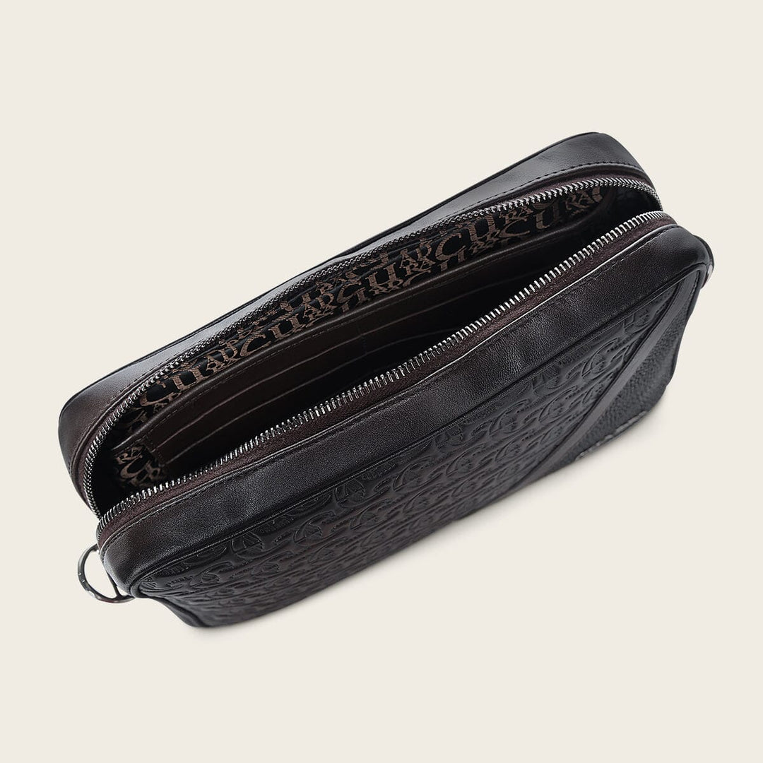 Documentera en piel genuina de mantarraya para caballero Bolsos y Maletas 