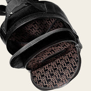 Mochila en piel genuina de mantarraya para caballero Bolsos y Maletas 