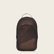 Mochila en piel genuina de tiburón para caballero Bolsos y Maletas 