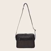 Bandolera en piel genuina de fuscus para caballero Bolsos y Maletas 