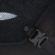 Bandolera para caballero en piel genuina de mantarraya Bolsos y Maletas 