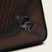 Bandolera en piel genuina para caballero Bolsos y Maletas 