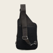 Bandolera en piel genuina de pitón para caballero Bolsos y Maletas 