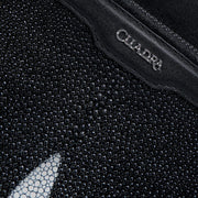 Bandolera en piel genuina de mantarraya para caballero Bolsos y Maletas 