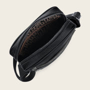 Bandolera en piel genuina de mantarraya para caballero Bolsos y Maletas 