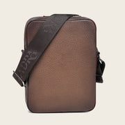 Bandolera en piel genuina para caballero Bolsos y Maletas 