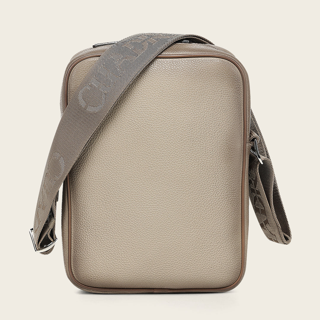 Bandolera en piel genuina de tiburón para caballero