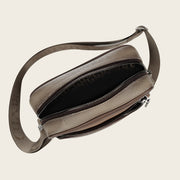 Bandolera en piel genuina de tiburón para caballero