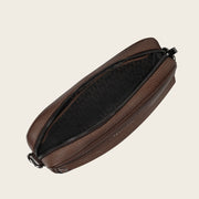 Documentera en piel genuina de fuscus para caballero