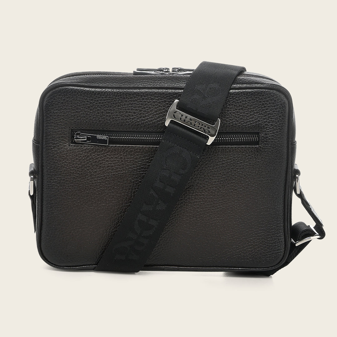 Bandolera en piel genuina de elefante para caballero